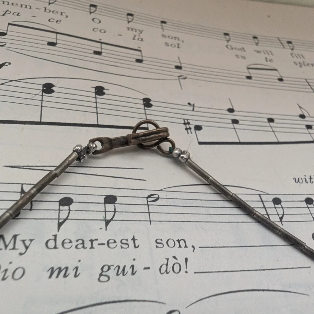 Elegant Blue and Silver Necklace - Picture 7 of 12